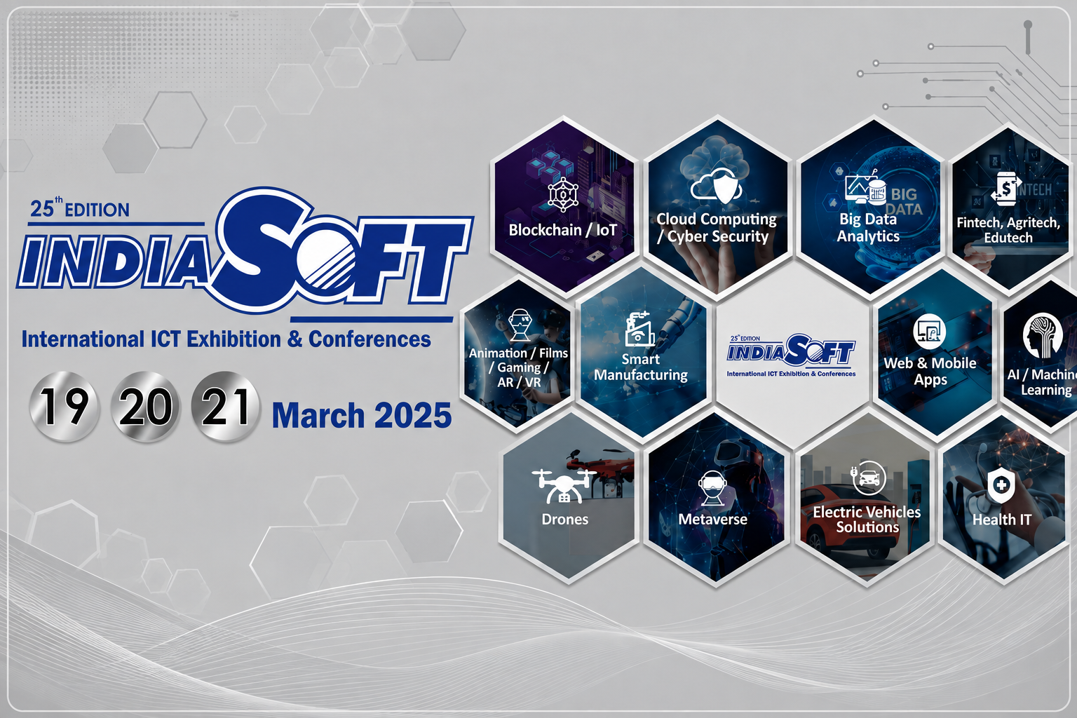 INDIASOFT 25th Edition International ICT Exhibition and Conferences 2025