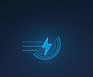Faster processing benefit icon for AI document processing