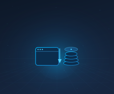Cost efficiency benefit icon for application re-engineering