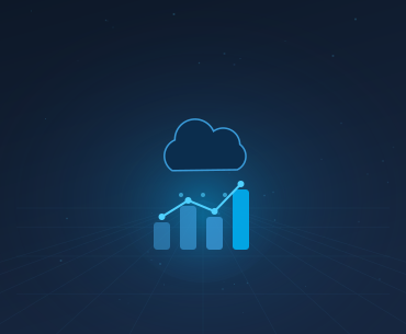 Cloud data-driven decisions benefit icon for cloud integration