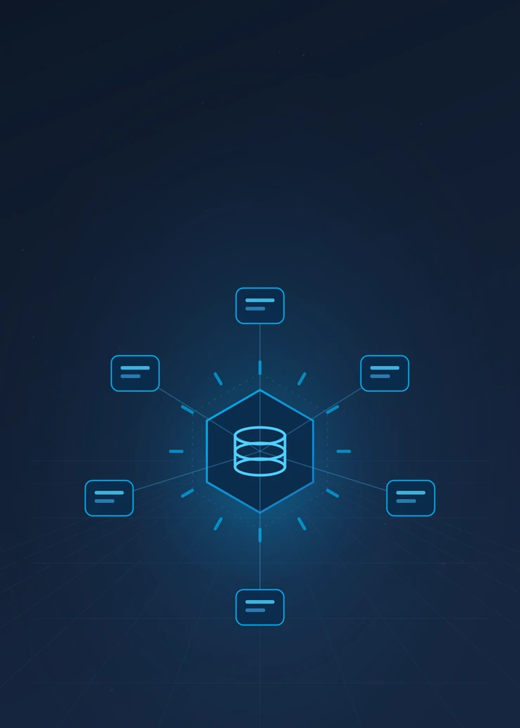 ERP enterprise solutions service illustration