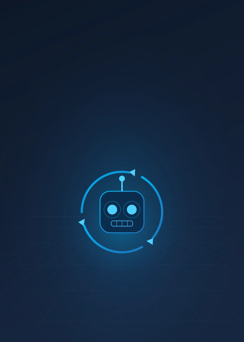 Robotic process automation service illustration