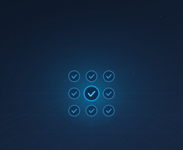 Quality consistency benefit icon for business process automation