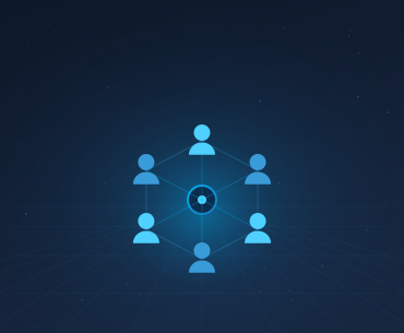 Group participation benefit icon for collaboration solutions