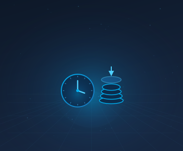 Time and cost reduction benefit icon for collaboration solutions