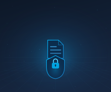Strong security benefit icon for document management