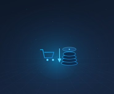 Cost efficiency benefit icon for e-commerce