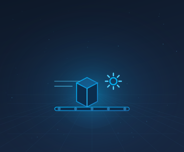 Improved efficiency benefit icon for supply chain management